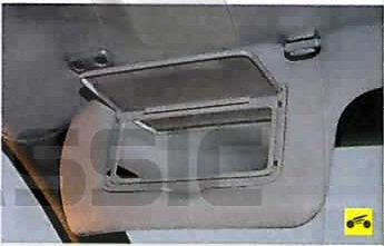 Зеркала противоcолнечных козырьков Nissan Almera
