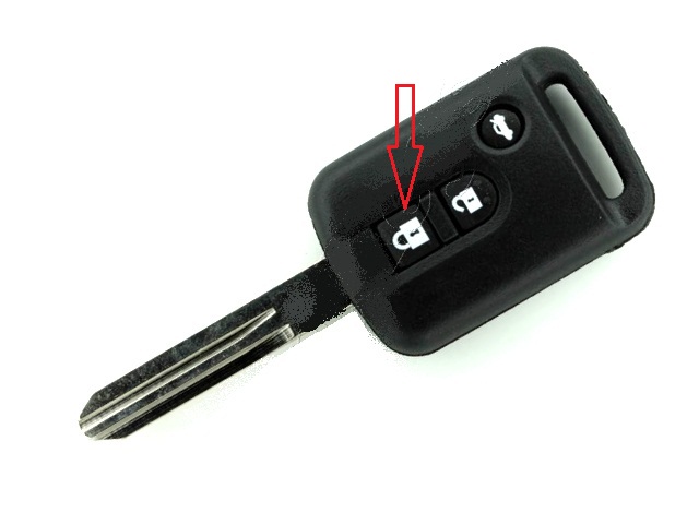 Кнопка блокировки на ключе Nissan Almera Classic