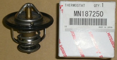 Термостат MN187250 в сборе с уплотнительным кольцом для двигателей 4B11 и 4B12 Mitsubishi Outlander XL