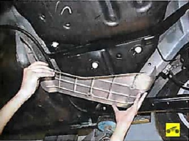 Термоэкран трубы дополнительного глушителя Nissan Almera Classic