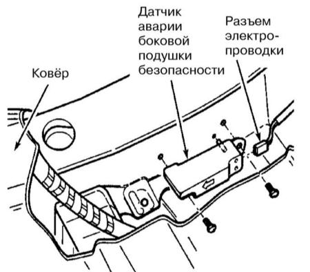 Датчик аварии для систем безопасности Audi A4