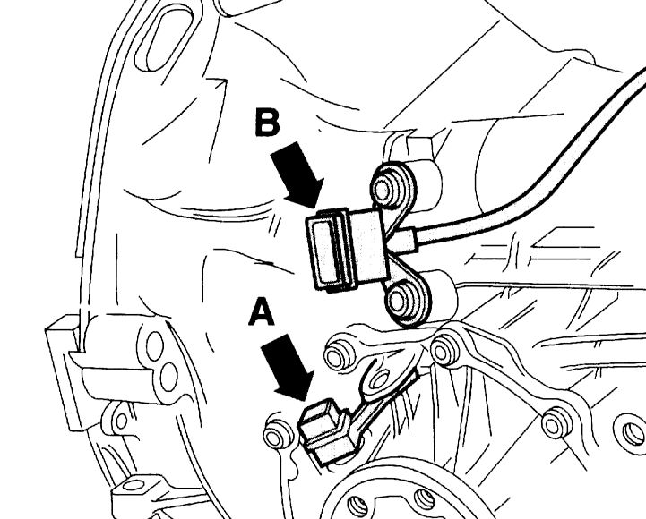 Разъём датчика тахометра и фонаря заднего хода Audi A4