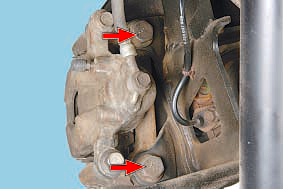 Болты крепления суппорта тормозного механизма Nissan Qashqai