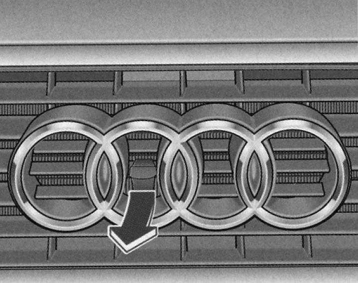 Открывание капота Audi A4