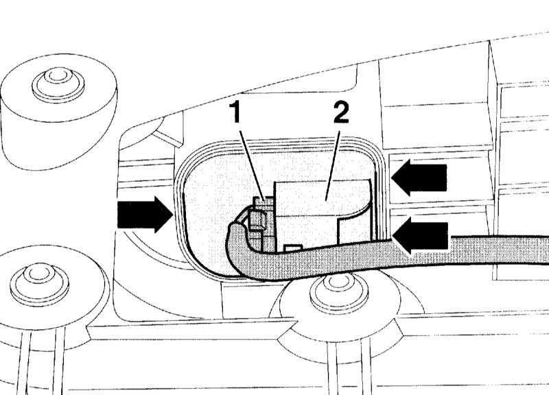 Выключатель регулировки наружного зеркала Audi A4 (B6)
