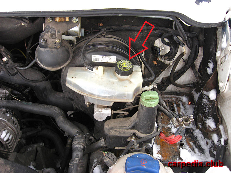 Крышка бачка тормозной жидкости Volkswagen LT II 1996 - 2006
