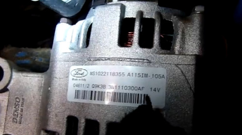 Маркировка генератора Ford Focus 2