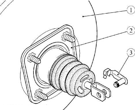 Детали вакуумного усилителя тормозной системы Lada Largus