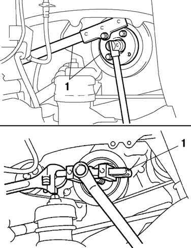 Снятие шкива привода ГРМ Toyota Camry 
