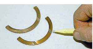 Внешний вид колец с антифрикционным покрытием Lada Kalina