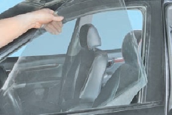 Снять стекло передней двери на Hyundai Santa Fe CM 2006-2012
