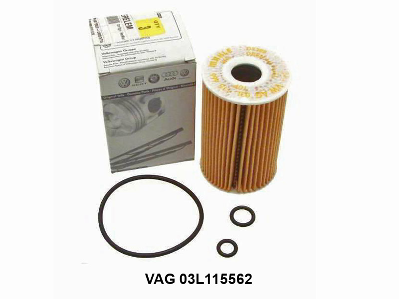 Масляный фильтр VAG 03L115562 двигателя 1.6 TDI Skoda Rapid