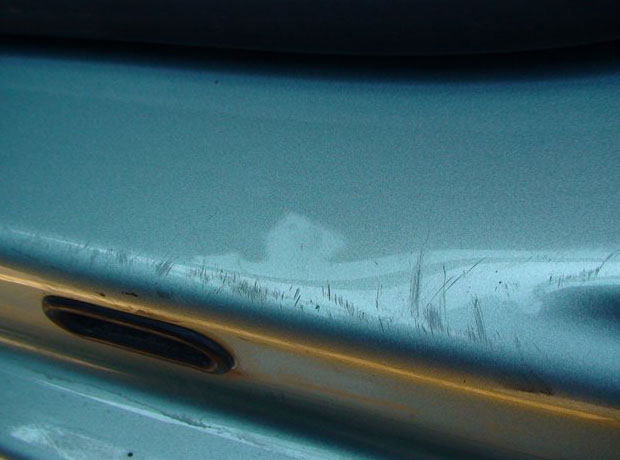 Чистый порог двери для наклеивания накладок автомобиля Skoda Fabia