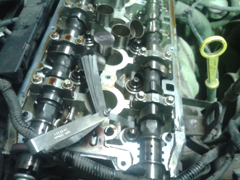 Окончательная проверка тепловых зазоров клапанов на автомобиле Chevrolet Cruze J300 2008-2016