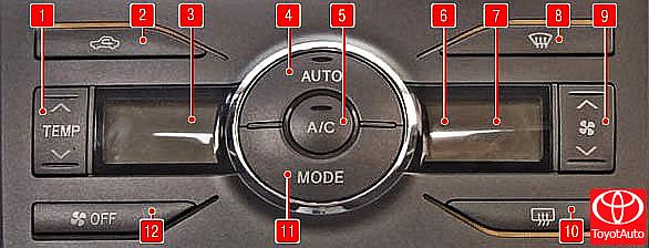 Тойота корона как включить кондиционер