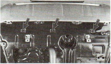 Фиксаторы крепления переднего нижнего брызговика к кузову Toyota RAV4