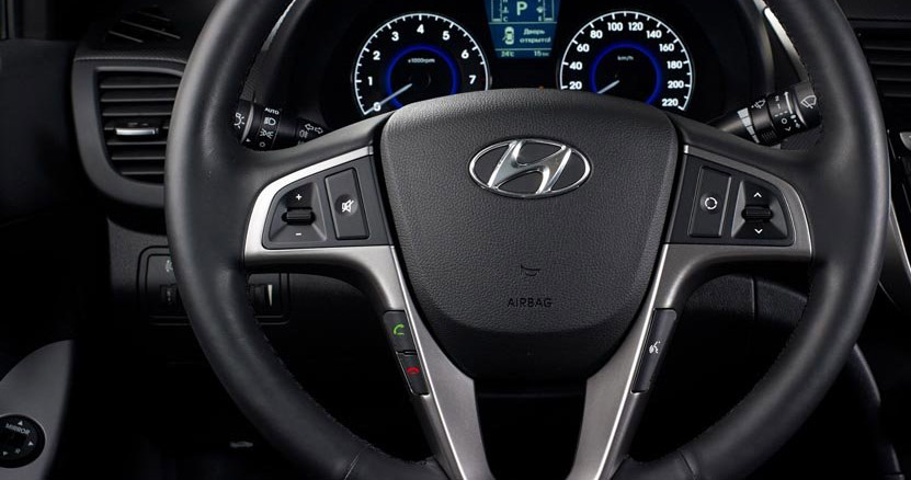 Кнопки на руле Hyundai Solaris 2010-2016