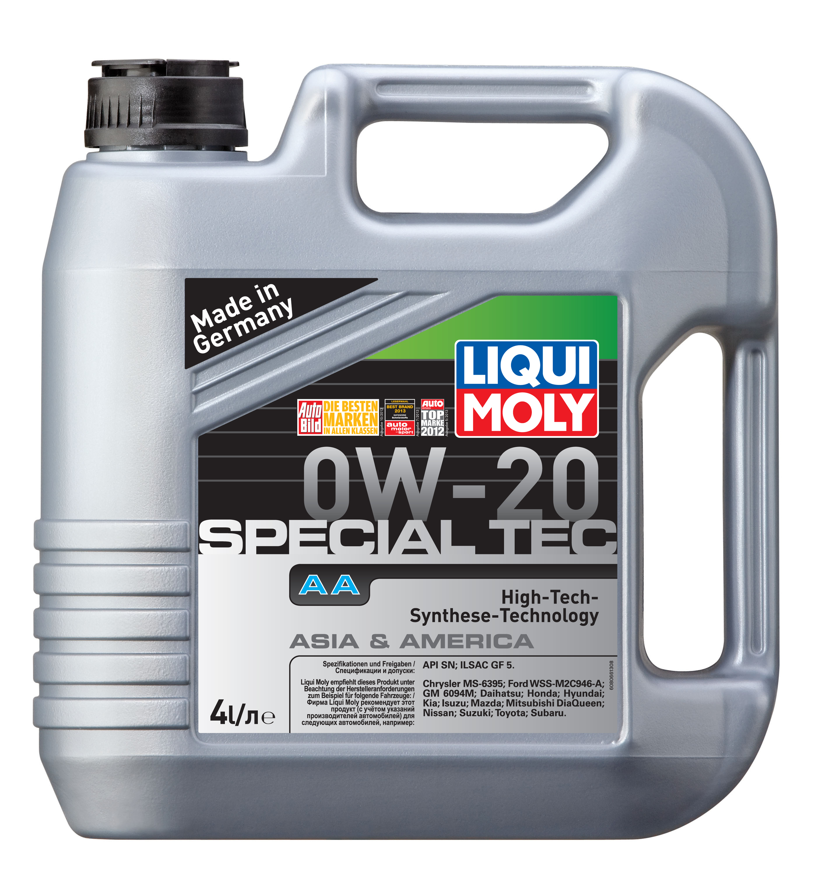 Рекомендуемое масло двигателя ﻿LIQUI MOLY для автомобиля Hyundai Solaris 2010-2016