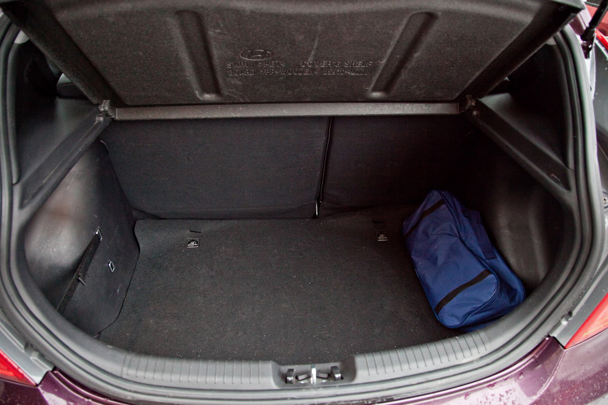 Размер багажника хендай солярис хэтчбек