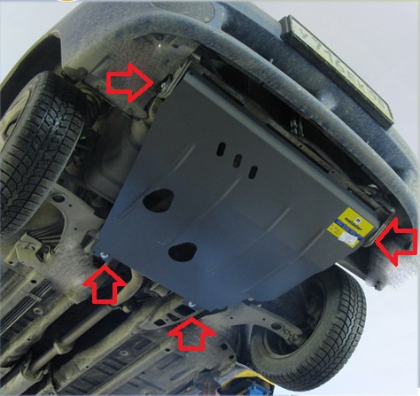 Болты крепления защиты картера двигателя Chevrolet Lanos