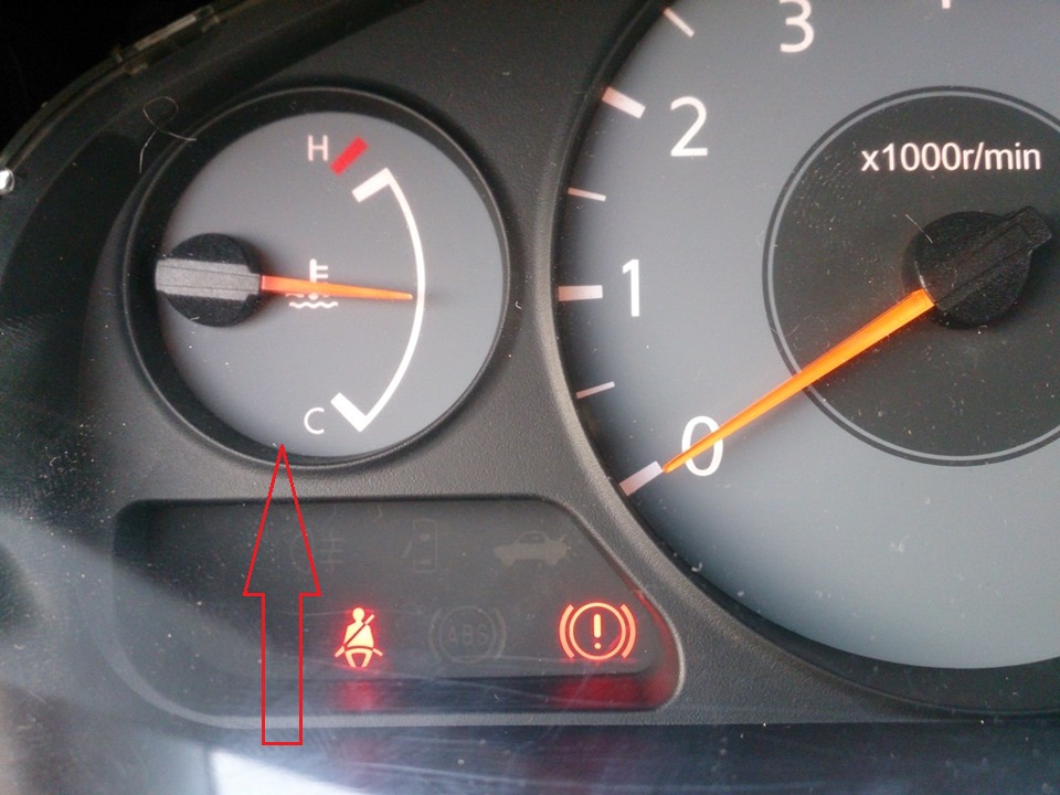 Указатель температуры охлаждающей жидкости Nissan Almera Classic