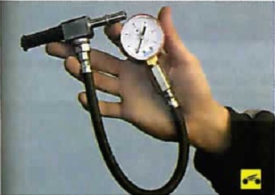 Манометр для проверки давления топлива Nissan Almera Classic