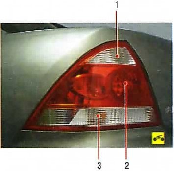 Задние фонари Nissan Almera Classic