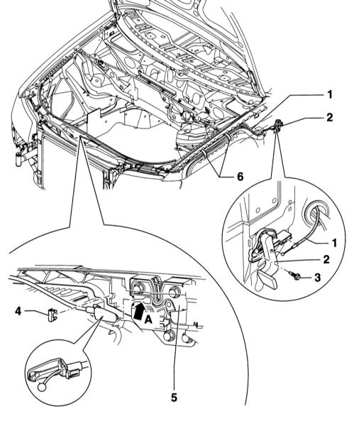 Замена троса привода капота Audi A4 2
