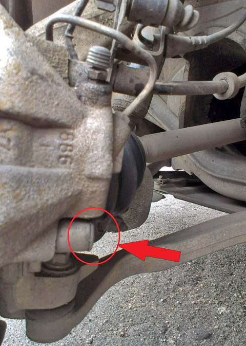 Заглушки крепления суппорта тормозного механизма Audi A4 II (B6)