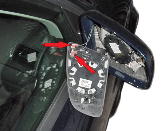 Провода обогрева бокового зеркала заднего вида Audi A4 II (B6)