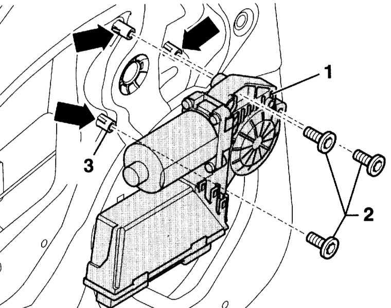 Снятие и установка электродвигателя привода стеклоподъёмника Audi A4