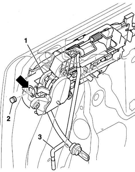 Снятие и установка цилиндра замка двери Audi A4