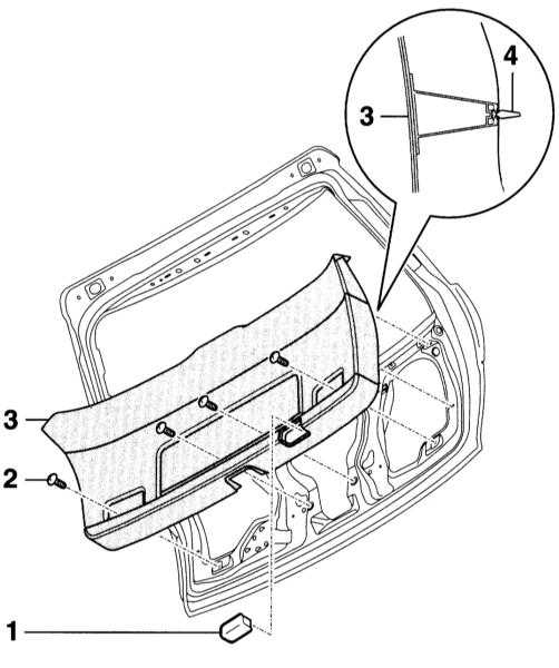 Снятие нижней облицовки двери задка Audi A4 2