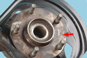 Привалочные поверхности ступицы тормозного диска Nissan Qashqai