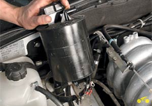Замена узлов системы улавливания паров топлива (Евро-2) Chevrolet Niva