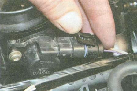 Колодка жгута проводов датчика положения дроссельной заслонки Renault Logan