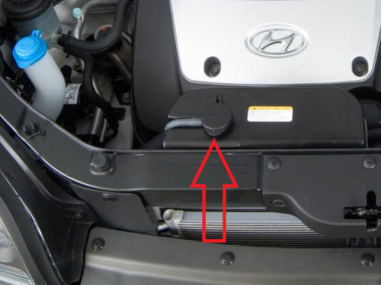 Пробка расширительного бачка охлаждения двигателя Hyundai Tucson I 2004 - 2010
