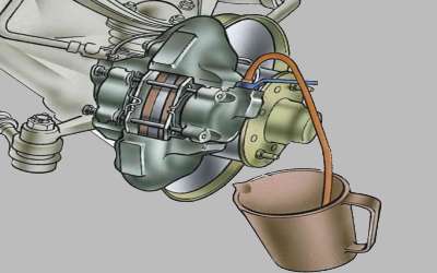 Процесс прокачки и удаления воздуха из тормозной системы Lada Kalina