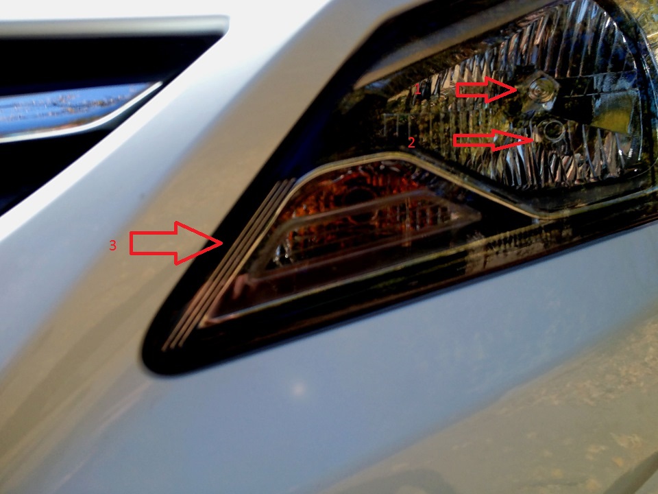 Типы передних ламп на автомобиле Hyundai Solaris
