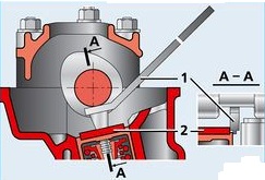 Фиксирование толкателя клапана при замене регулировочной шайбы клапана Лада Гранта (ВАЗ 2190)