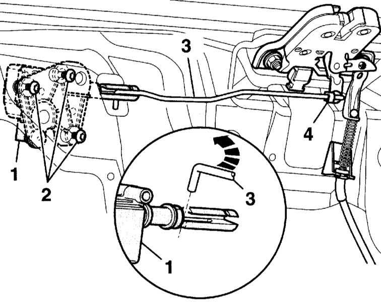 Снятие электродвигателя замка двери задка Audi A4 2