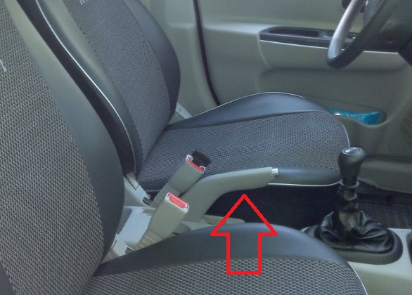 Рычаг ручника на автомобиле Hyundai Accent MC