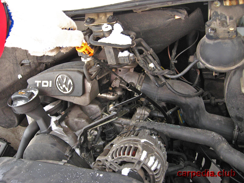 Вставить щуп моторного масла Volkswagen LT II 1996 - 2006