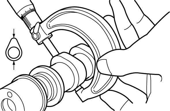 Правильность измерения высоты кулачков распределительного вала двигателя 4B12 Mitsubishi Outlander XL