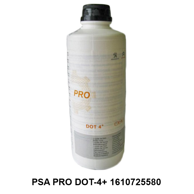 Тормозная жидкость PSA PRO DOT4+ 1610725580 для тормозной системы Peugeot 207