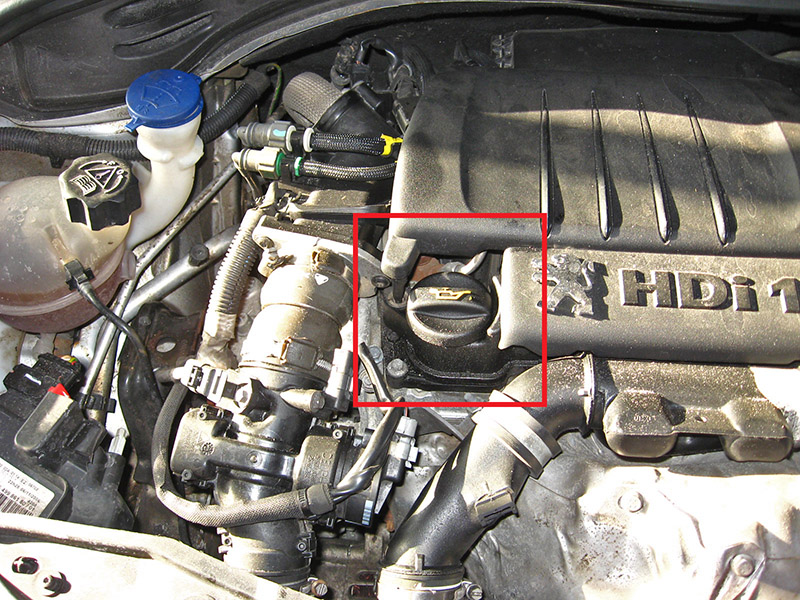 Пробка маслоналивной горловины Peugeot 207