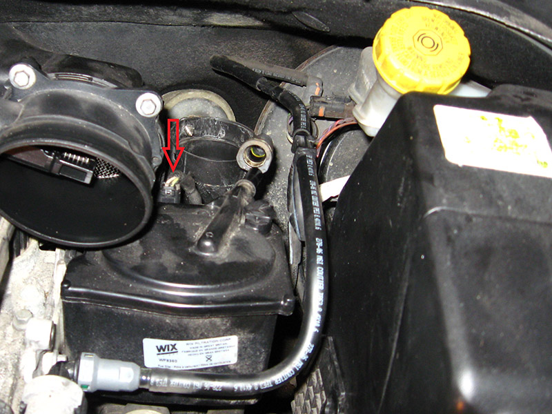 Колодка проводов топливного фильтра Peugeot 207