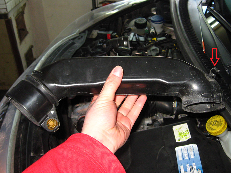 Фиксирующий правый воздушный рукав крючок автомобиля Peugeot 207