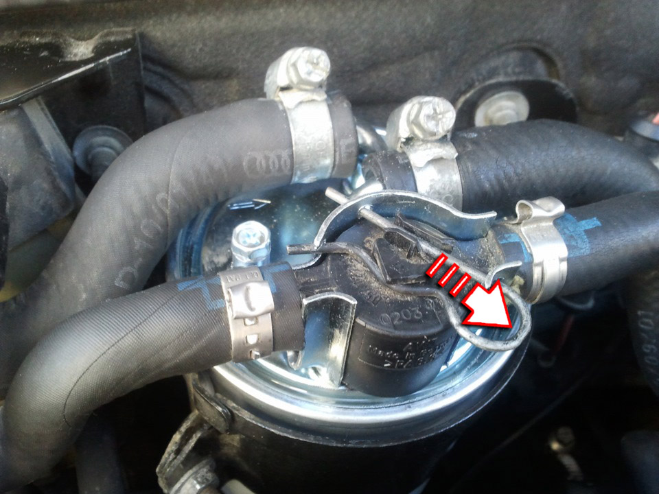 Кольцо топливного клапана на Audi A6 4F/C6 2004-2011