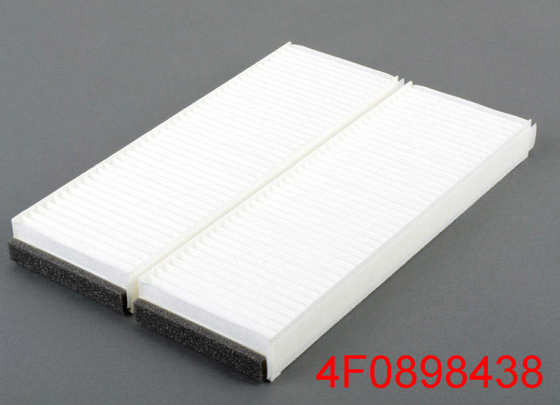 Бумажные салонные фильтры 4F0898438 на Audi A6 4F/C6 2004-2011